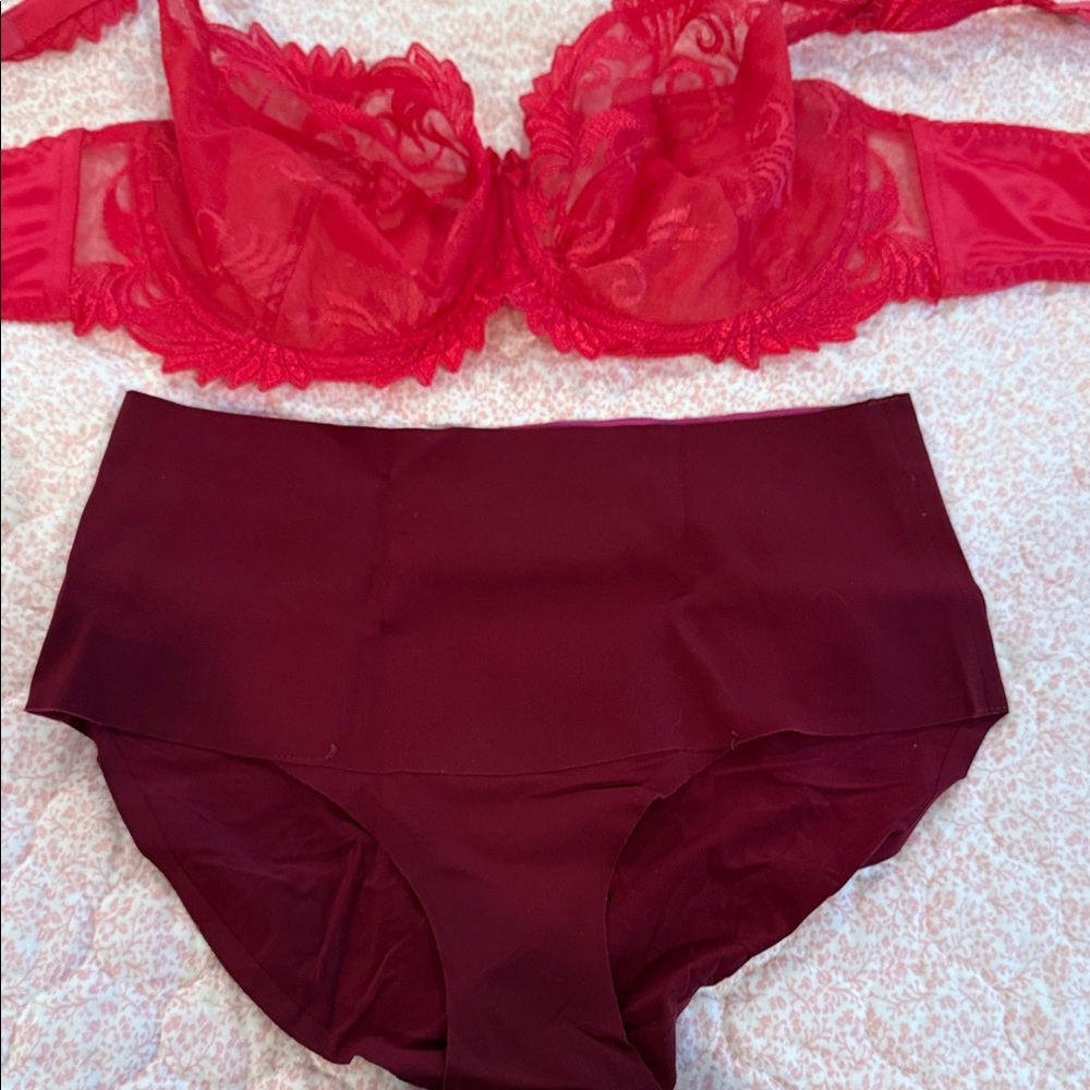 Empriente Thalia bra and Spanx panties
